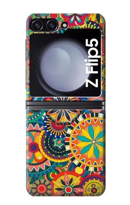 S3272 Colorful Pattern Case For Samsung Galaxy Z Flip 5