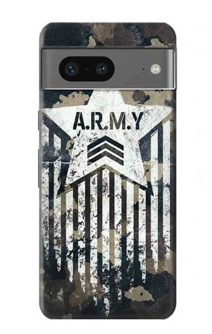 S3666 Army Camo Camouflage Case For Google Pixel 7a