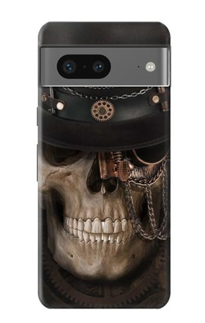 S3852 Steampunk Skull Case For Google Pixel 7a