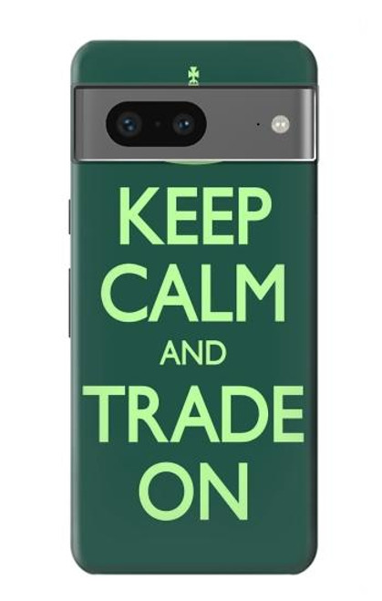 S3862 Keep Calm and Trade On Case For Google Pixel 7a