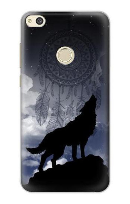 S3011 Dream Catcher Wolf Howling Case For Huawei P8 Lite (2017)