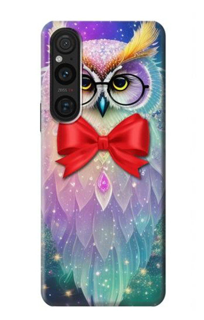 S3934 Fantasy Nerd Owl Case For Sony Xperia 1 V