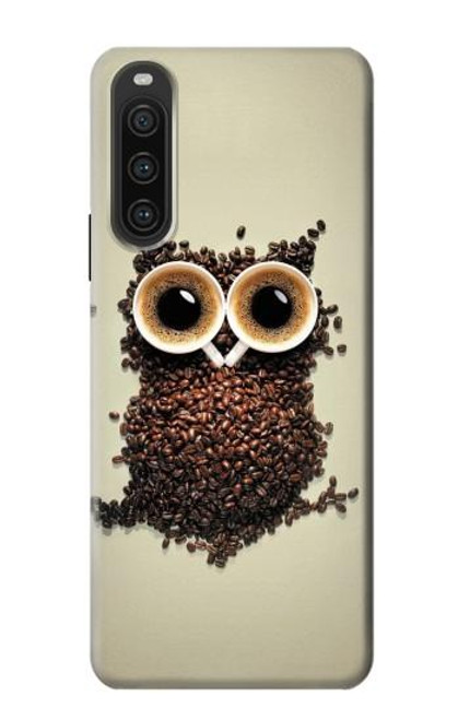 S0360 Coffee Owl Case For Sony Xperia 10 V