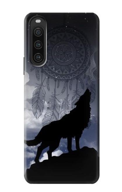 S3011 Dream Catcher Wolf Howling Case For Sony Xperia 10 V