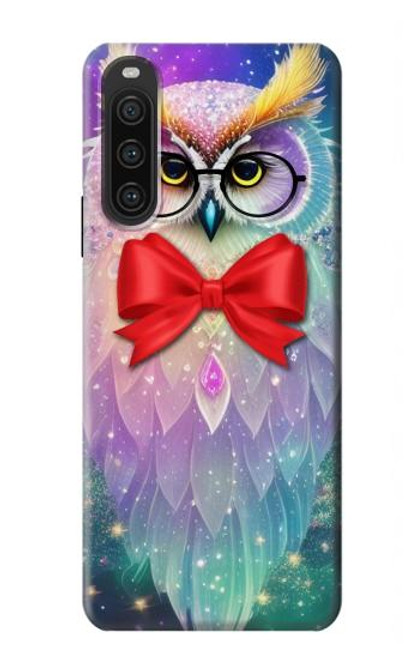 S3934 Fantasy Nerd Owl Case For Sony Xperia 10 V