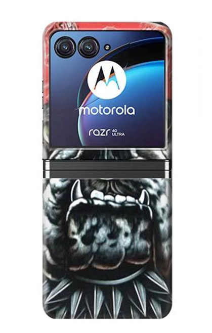 S0100 Bulldog American Football Case For Motorola Razr 40 Ultra