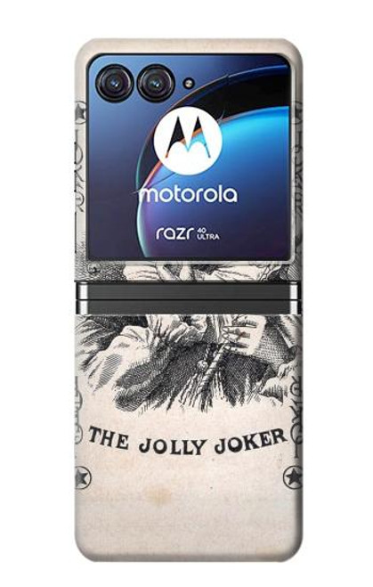 S3818 Vintage Playing Card Case For Motorola Razr 40 Ultra
