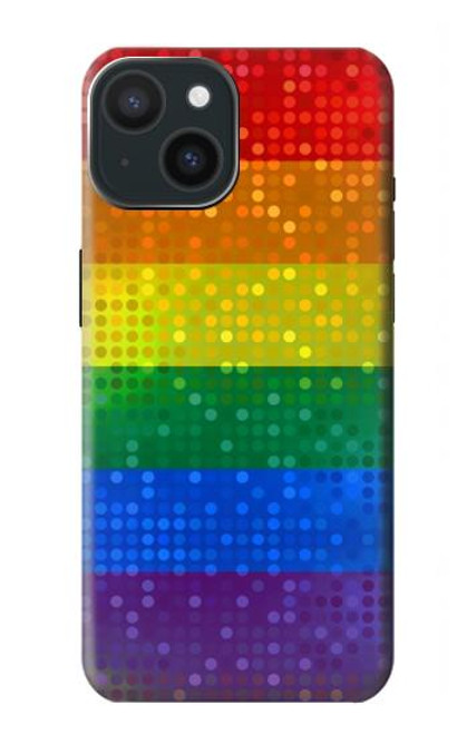 S2683 Rainbow LGBT Pride Flag Case For iPhone 15