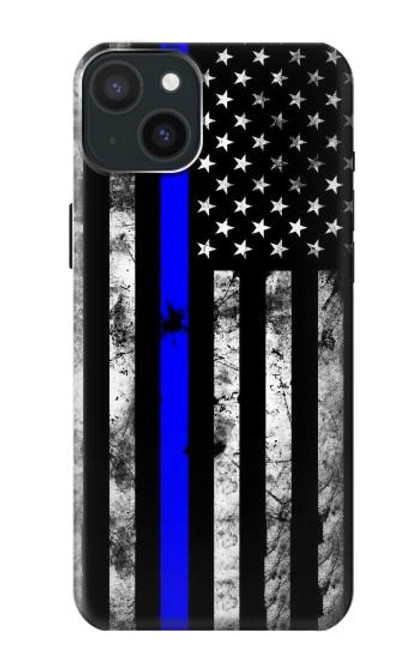 S3244 Thin Blue Line USA Case For iPhone 15 Plus