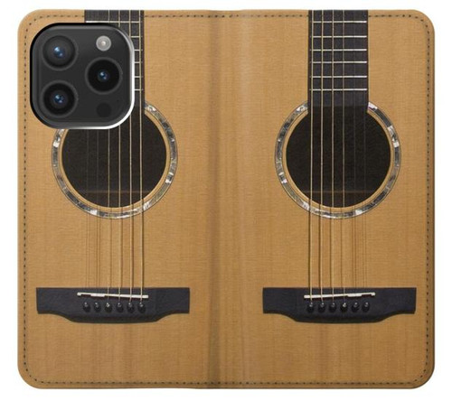 S0057 Acoustic Guitar Case For iPhone 15 Pro