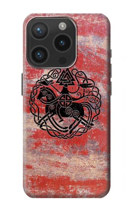 S3831 Viking Norse Ancient Symbol Case For iPhone 15 Pro