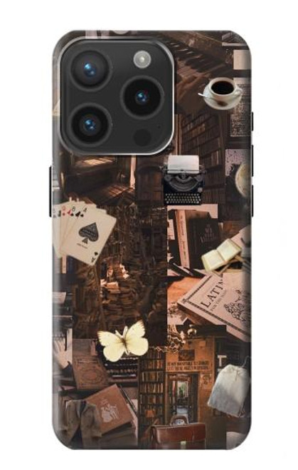 S3877 Dark Academia Case For iPhone 15 Pro