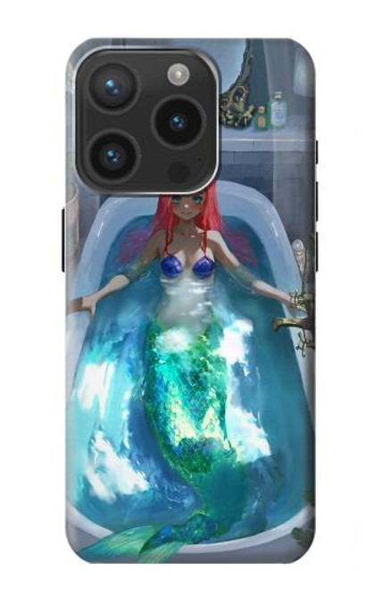 S3912 Cute Little Mermaid Aqua Spa Case For iPhone 15 Pro