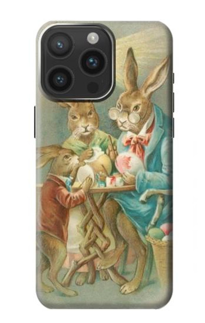 S3164 Easter Rabbit Family Case For iPhone 15 Pro Max