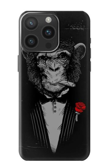 S3167 Funny Monkey God Father Case For iPhone 15 Pro Max