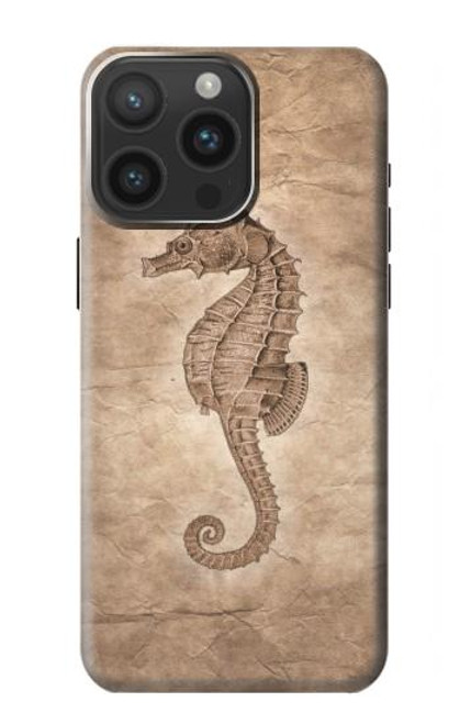 S3214 Seahorse Skeleton Fossil Case For iPhone 15 Pro Max