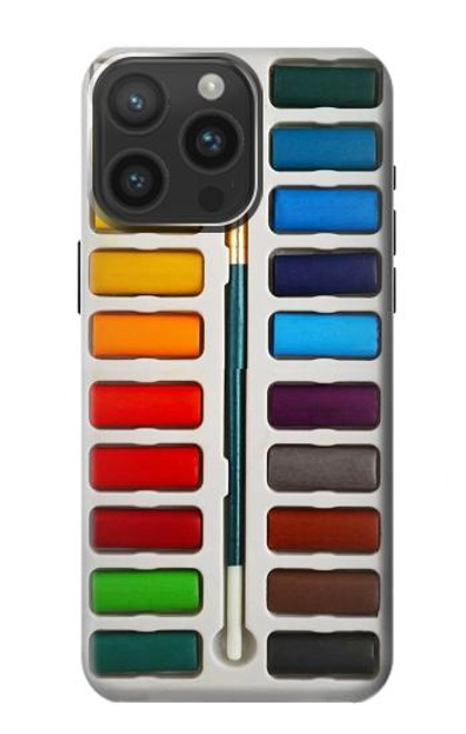 S3243 Watercolor Paint Set Case For iPhone 15 Pro Max