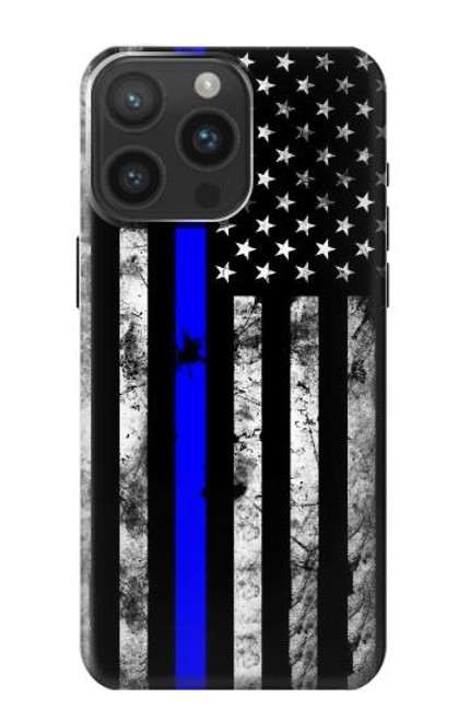 S3244 Thin Blue Line USA Case For iPhone 15 Pro Max