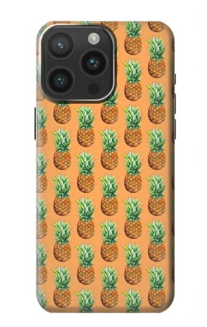 S3258 Pineapple Pattern Case For iPhone 15 Pro Max