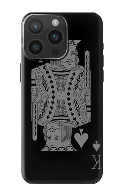 S3520 Black King Spade Case For iPhone 15 Pro Max