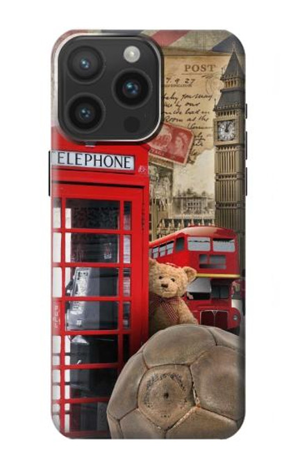 S3856 Vintage London British Case For iPhone 15 Pro Max