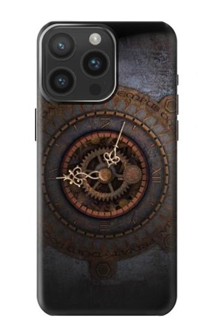 S3908 Vintage Clock Case For iPhone 15 Pro Max
