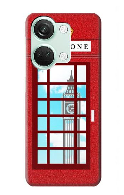 S2059 England British Telephone Box Minimalist Case For OnePlus Nord 3