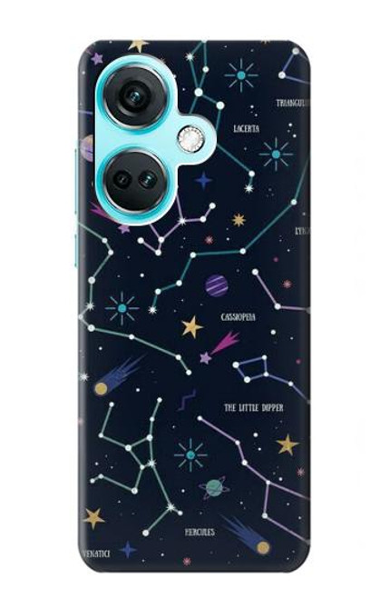 S3220 Star Map Zodiac Constellations Case For OnePlus Nord CE3