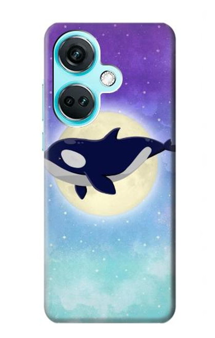 S3807 Killer Whale Orca Moon Pastel Fantasy Case For OnePlus Nord CE3