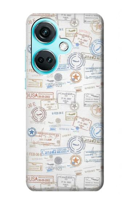 S3903 Travel Stamps Case For OnePlus Nord CE3