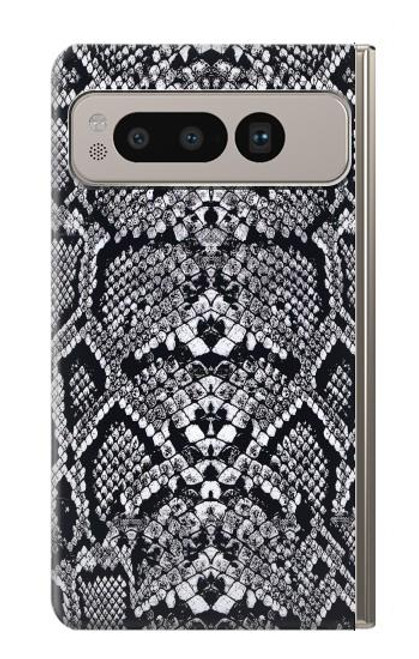 S2855 White Rattle Snake Skin Graphic Printed Case For Google Pixel Fold