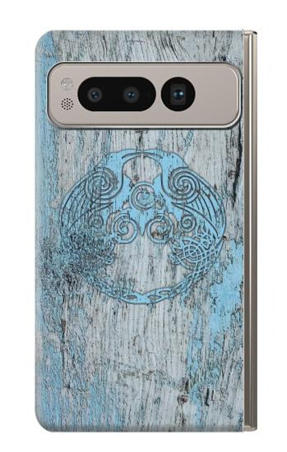 S3829 Huginn And Muninn Twin Ravens Norse Case For Google Pixel Fold