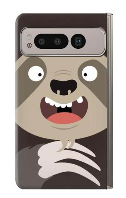 S3855 Sloth Face Cartoon Case For Google Pixel Fold