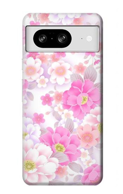 S3036 Pink Sweet Flower Flora Case For Google Pixel 8