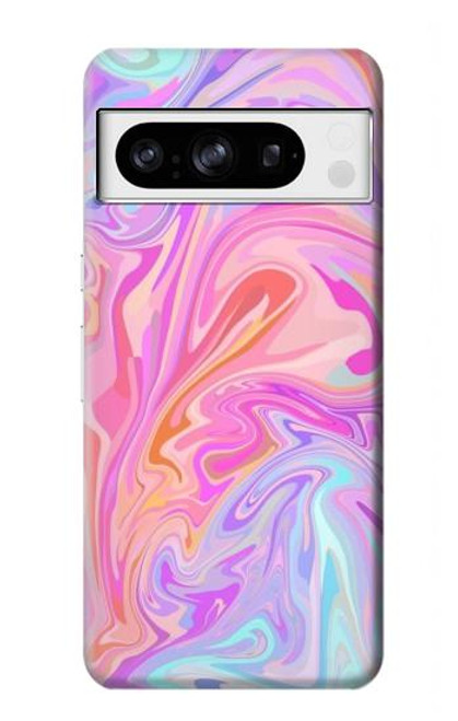 S3444 Digital Art Colorful Liquid Case For Google Pixel 8 pro