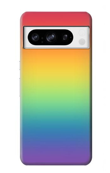 S3698 LGBT Gradient Pride Flag Case For Google Pixel 8 pro