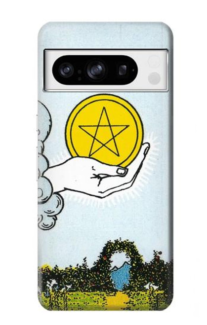 S3722 Tarot Card Ace of Pentacles Coins Case For Google Pixel 8 pro