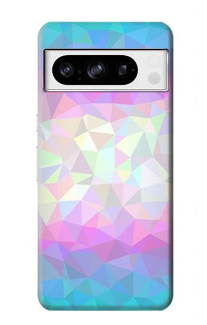 S3747 Trans Flag Polygon Case For Google Pixel 8 pro