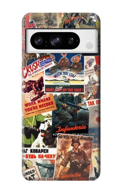 S3905 Vintage Army Poster Case For Google Pixel 8 pro