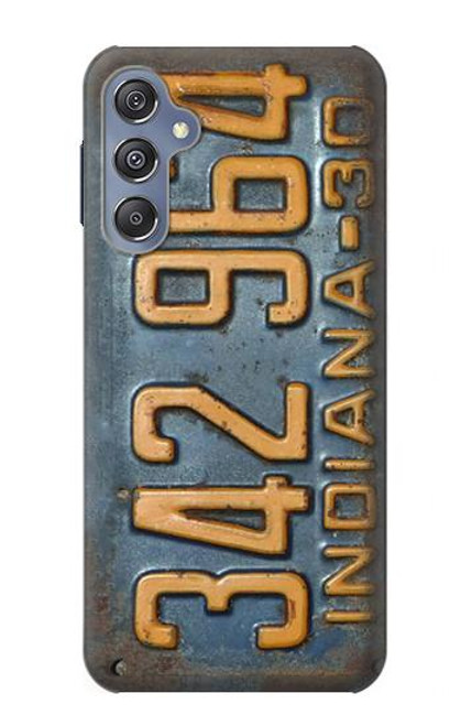 S3750 Vintage Vehicle Registration Plate Case For Samsung Galaxy M34 5G