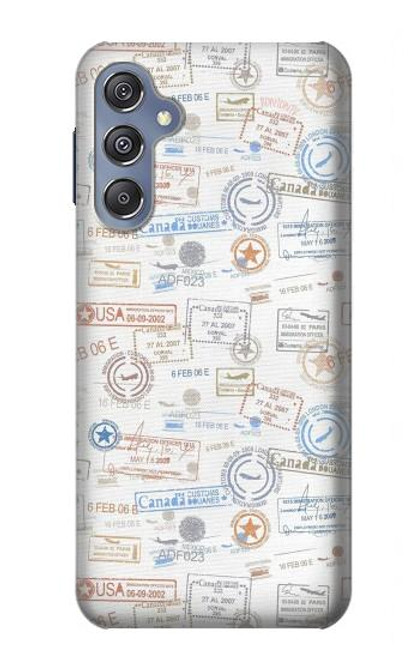 S3903 Travel Stamps Case For Samsung Galaxy M34 5G