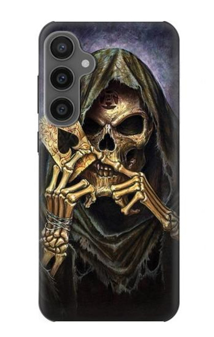 S3594 Grim Reaper Wins Poker Case For Samsung Galaxy S23 FE