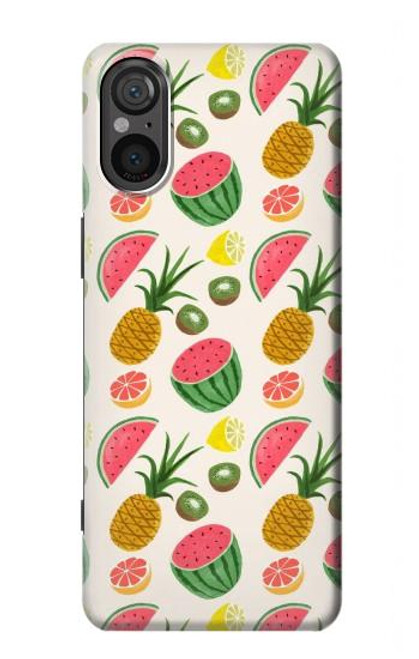 S3883 Fruit Pattern Case For Sony Xperia 5 V
