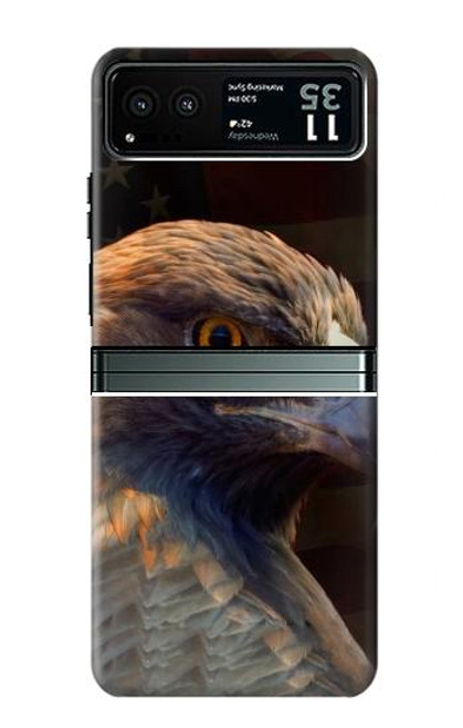 S3376 Eagle American Flag Case For Motorola Razr 40
