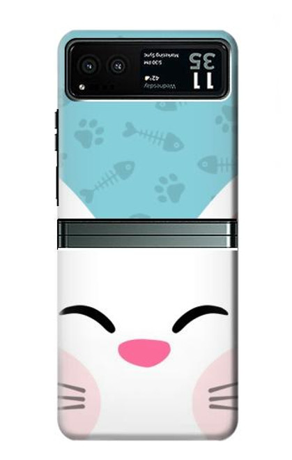 S3542 Cute Cat Cartoon Case For Motorola Razr 40