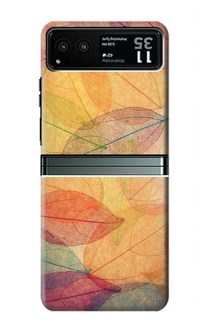 S3686 Fall Season Leaf Autumn Case For Motorola Razr 40