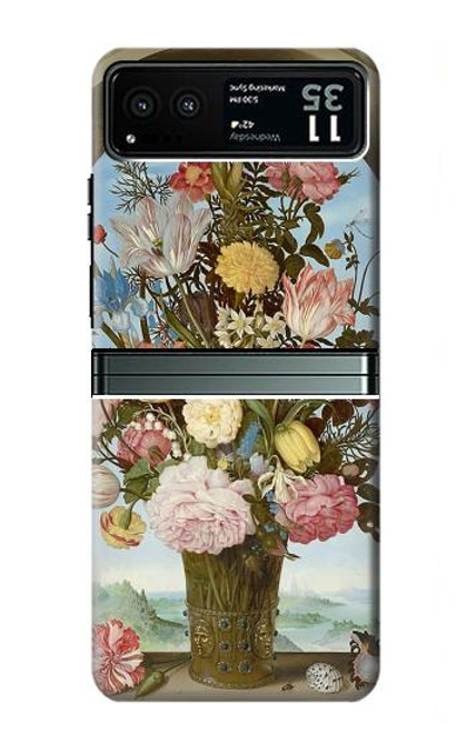 S3749 Vase of Flowers Case For Motorola Razr 40