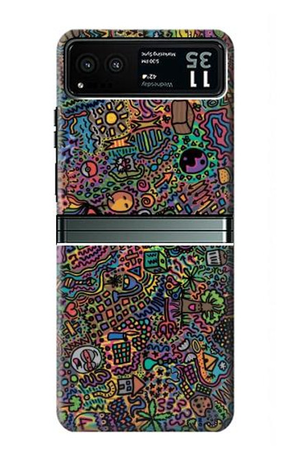 S3815 Psychedelic Art Case For Motorola Razr 40