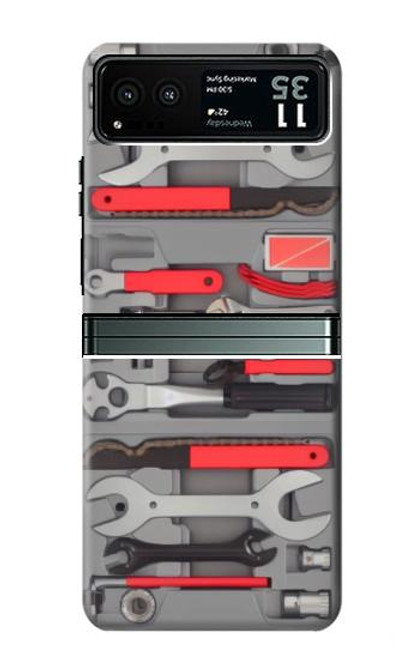 S3921 Bike Repair Tool Graphic Paint Case For Motorola Razr 40