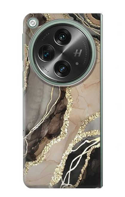 S3700 Marble Gold Graphic Printed Case For OnePlus OPEN